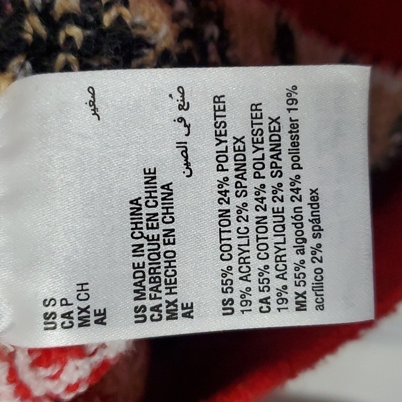 Charter Club Fair Isle Mock Turtleneck Sweater Small - Picture 6 of 9